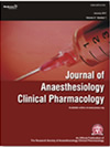 Journal of Anaesthesiology Clinical Pharmacology