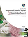 International Journal of Applied and Basic Medical Research